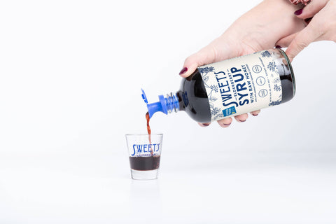 Sweet's Elderberry - Spouts: Lidded | Reusable | Fit 8/16 oz Bottles