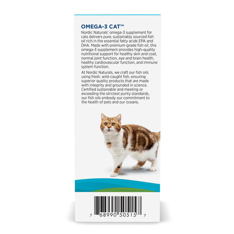 Nordic Naturals - Omega-3 Cat, Unflavored - 2 fl oz w/ dropper
