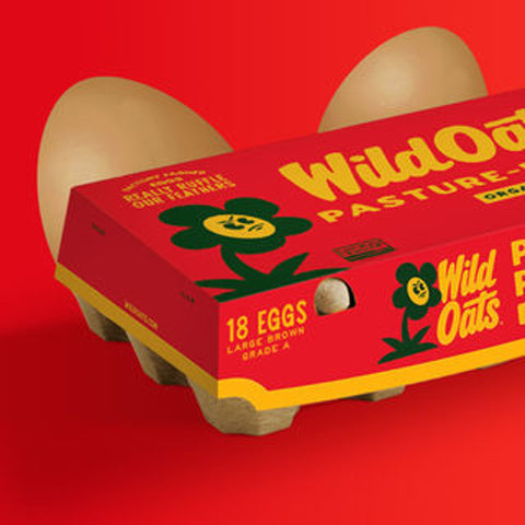 Wild Oats - Organic Pasture-Raised Eggs - 18 Count