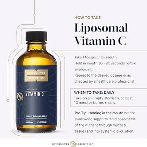 Quicksilver Scientific - Vitamin C Liposomal - 4 fl oz