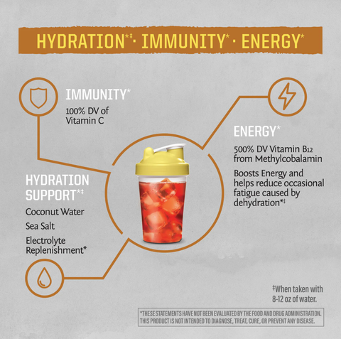 Sunwarrior - Juicy Pineapple Active Hydration Sticks - 18 Sticks