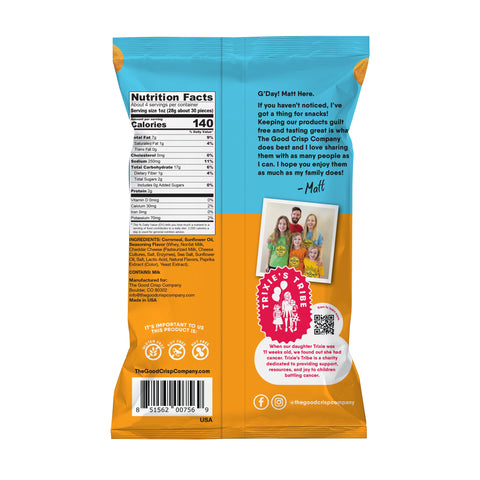 The Good Crisp Company - Cheddar Cheese Balls - 4 oz