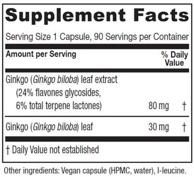 Vitanica - Ginkgo - 90 Vegan Capsules