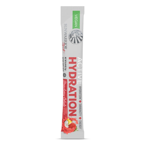 Sunwarrior - Active Hydration Sticks, Strawberry Colada - 18 Count