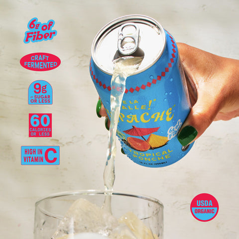 De La Calle - Tepache Tropical Ponche Soda - 12 fl oz