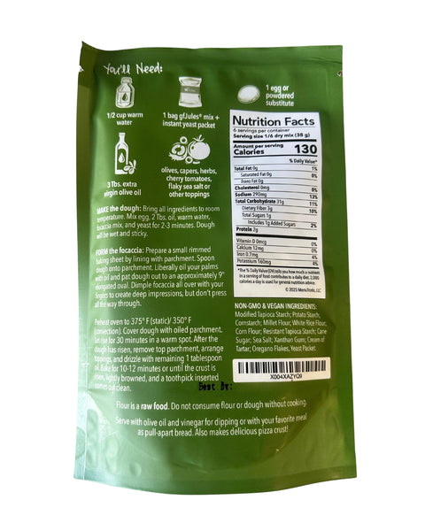 gfjules - 10-Minute Focaccia Mix - 8.3 oz
