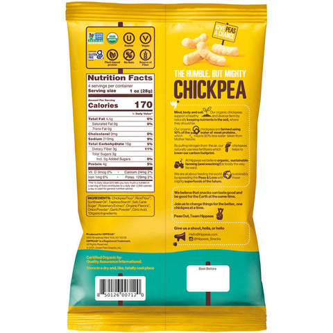 Hippeas - Cheddar Vibrations Protein Crunch Baked Snack - 4 oz