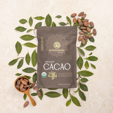Sunwarrior - Be Well Cacao Powder - Organic, Plant-Based