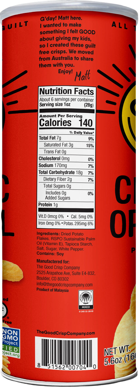 The Good Crisp Company - Classic Original Chips - 5.6 oz